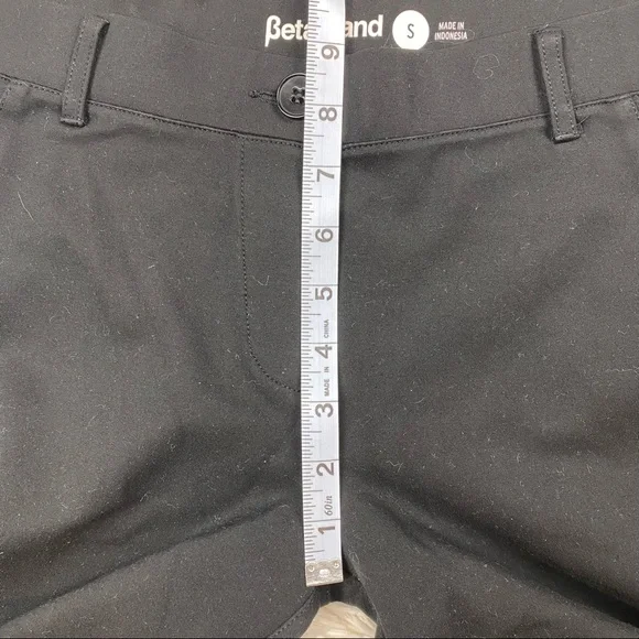 Betabrand Boot-Cut Classic Dress Pant Yoga Pants (Black) - Picture 10 of 12